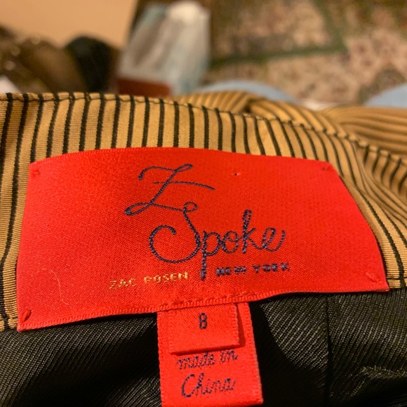 Gold and Black skirt by Zac Posen Z Spoke - Picture 4 of 5